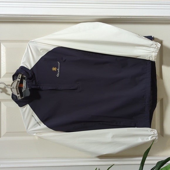 Peter Millar Old Memorial Men's Light Weight Long Sleeve Jacket 1/4 Zip Size XL - Picture 1 of 12